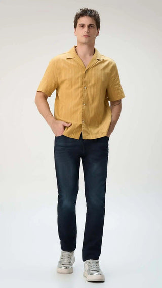 Slim fit City Denim- Royal Navy Minus One