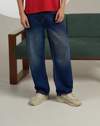 Straight fit Denim- Vintage Blue