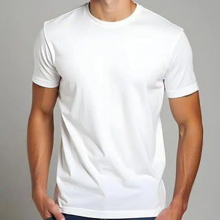 Supima Cotton Crew Neck T-Shirt - White Minus One