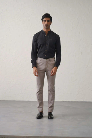 The Regular Fit Travel Chino - Grey Minus One