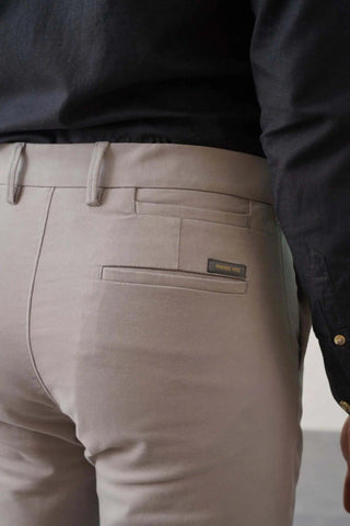 The Regular Fit Travel Chino - Grey Minus One