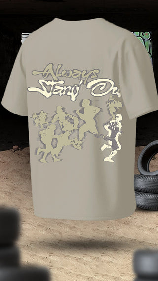 Always Stand Out - Oversized T shirt - Gimaq - The magic shuffle!