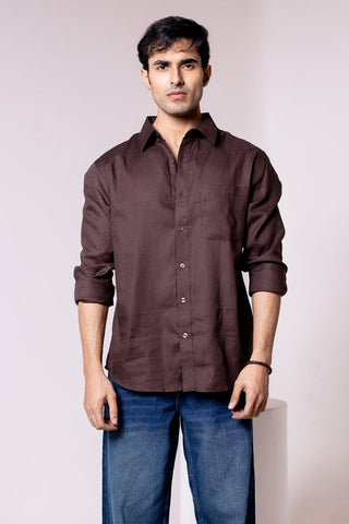 Coffee Brown Shirt - Gimaq - The magic shuffle!