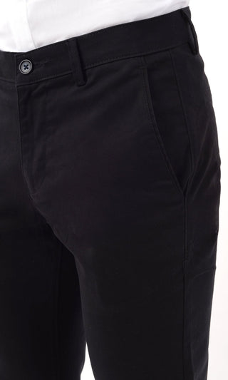 Men's Wear Slim Fit Formal Trouser - Black - Gimaq - The magic shuffle!