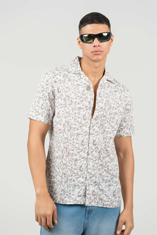 Pink Cuban Collar Shirt – Regular Fit - Gimaq - The magic shuffle!