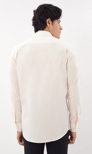 Slim Fit Full Sleeves Shirt - Beige - Gimaq - The magic shuffle!