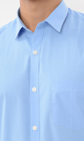 Slim Fit Full Sleeves Shirt - Blue - Gimaq - The magic shuffle!