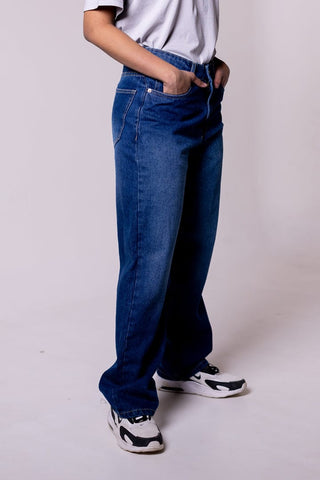 Straight fit Denim - Indigo Blue - Gimaq - The magic shuffle!