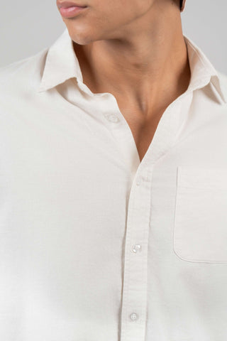 White Full Sleeve Cotton Shirt – Regular Fit - Gimaq - The magic shuffle!