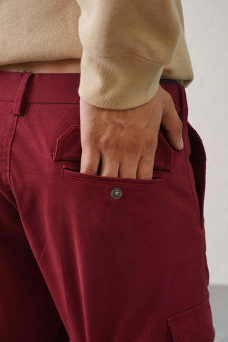 Pro Cargo Shorts - Red Minus One