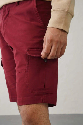 Pro Cargo Shorts - Red Minus One