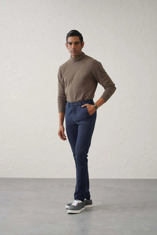 The Regular Fit Daylong Chino - Night Navy minus1lifestyle