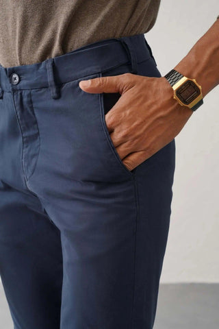 The Regular Fit Daylong Chino - Night Navy minus1lifestyle