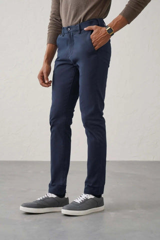 The Regular Fit Daylong Chino - Night Navy minus1lifestyle