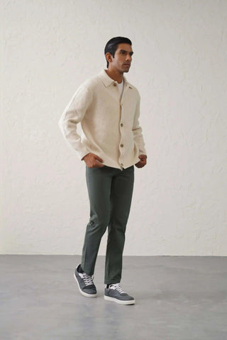 The Regular Fit Daylong Chino - Stained Olive minus1lifestyle