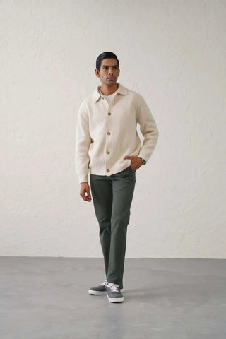 The Regular Fit Daylong Chino - Stained Olive minus1lifestyle