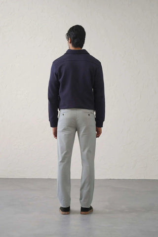 The Regular Fit Daylong Chino - Stone Mouse minus1lifestyle