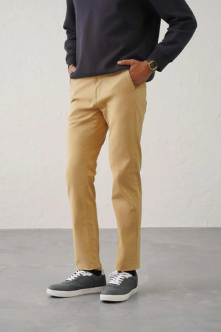 The Slim Fit Daylong Chino - Old Camel minus1lifestyle