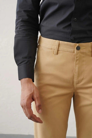 The Slim Fit Daylong Chino - Old Camel minus1lifestyle