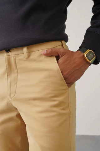 The Slim Fit Daylong Chino - Old Camel minus1lifestyle