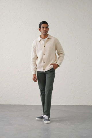 The Slim Fit Daylong Chino - Stained Olive minus1lifestyle