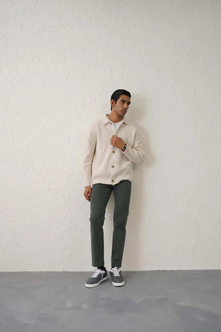 The Slim Fit Daylong Chino - Stained Olive minus1lifestyle