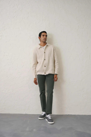 The Slim Fit Daylong Chino - Stained Olive minus1lifestyle