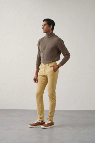 The Slim Fit Travel Chino - Khaki Minus One