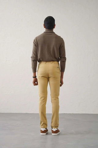 The Slim Fit Travel Chino - Khaki Minus One