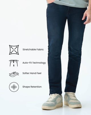 Skinny fit City Denim- Royal Navy