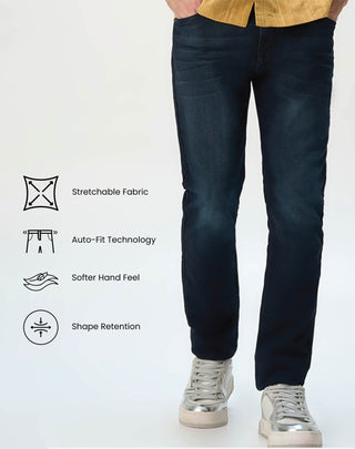 Slim fit City Denim- Royal Navy