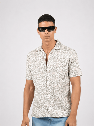 Pink Cuban Collar Shirt – Regular Fit