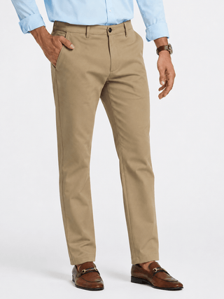 Men's Slim Fit Formal Trouser - Khakhi