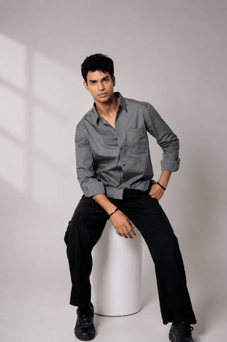 Regular Fit Sea Green Shirt
