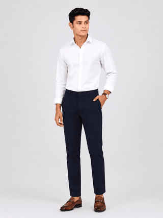 Men's Slim Fit Formal Trouser - Navy