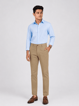 Men's Slim Fit Formal Trouser - Khakhi