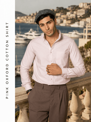 Pink Oxford Cotton Shirt – Regular Fit