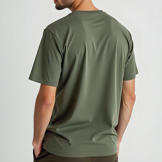 Supima Cotton Crew Neck T-Shirt - Olive