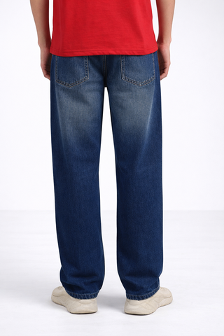 Straight fit Denim- Vintage Blue