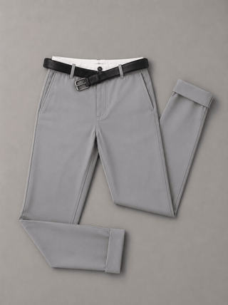 Men's Slim Fit Formal Trouser - Grey