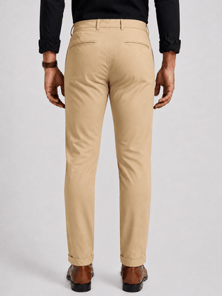 Men's Comfort Fit Formal Trouser - Khaki