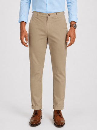 Men's Slim Fit Formal Trouser - Khakhi