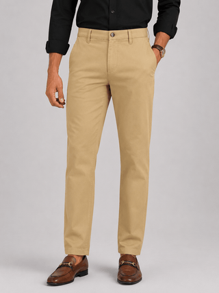 Men's Comfort Fit Formal Trouser - Khaki