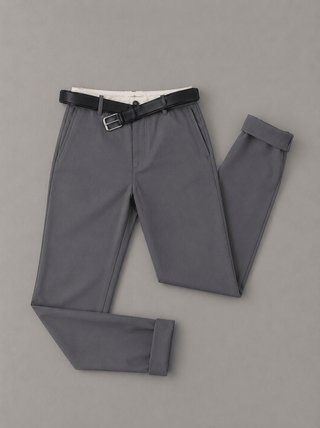 Men's Slim Fit Formal Trouser - Grey