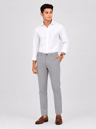 Men's Slim Fit Formal Trouser - Grey