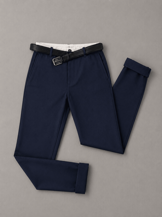 Men's Slim Fit Formal Trouser - Navy