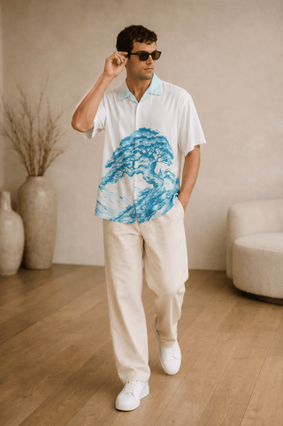 Aoki - Regular Fit, Half Sleeve Shirt