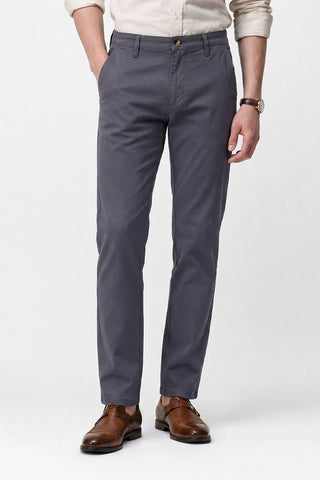 Men's Slim Fit Formal Trouser - Grey