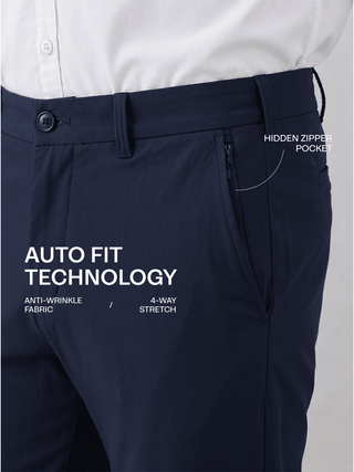 The Slim Fit Travel Chino - Navy