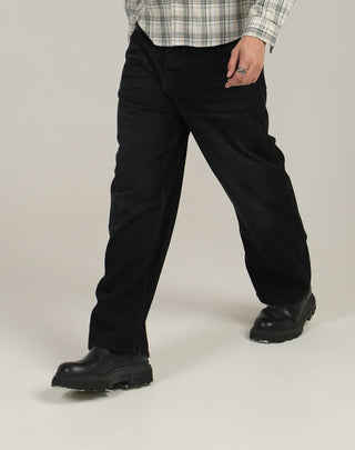 Baggy fit Denim - Charcoal Black